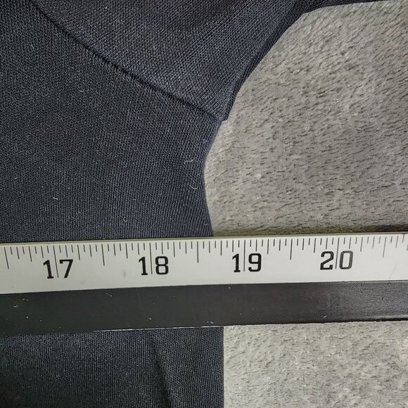 Womens Black J. Jill Top Mock Neck 3/4 Sleeve Cotton Modal Blend Stretch Size S - Picture 6 of 8